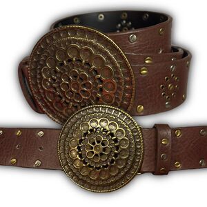 Nine West Studded Faux Leather Belt